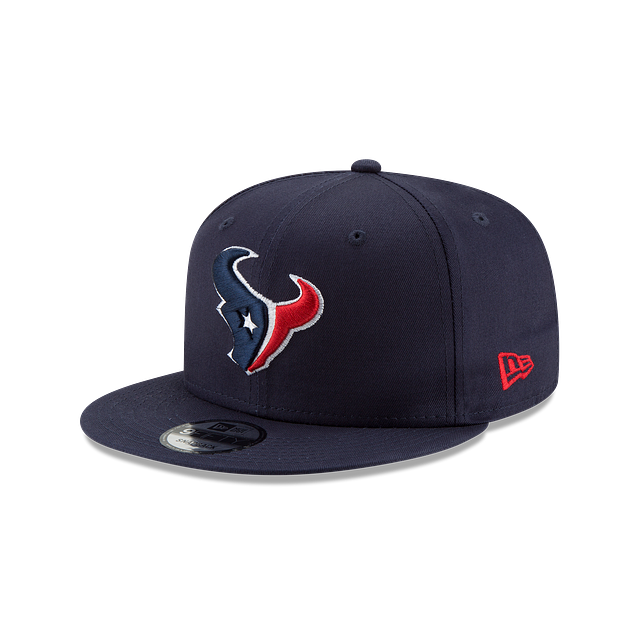 Houston Texans NFL New Era pour hommes Oceanside Blue 9Fifty Basic Snapback