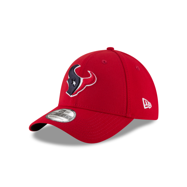Houston Texans NFL New Era Men's Scarlet Red 39Thirty Team Classic Stretch Fit Hat