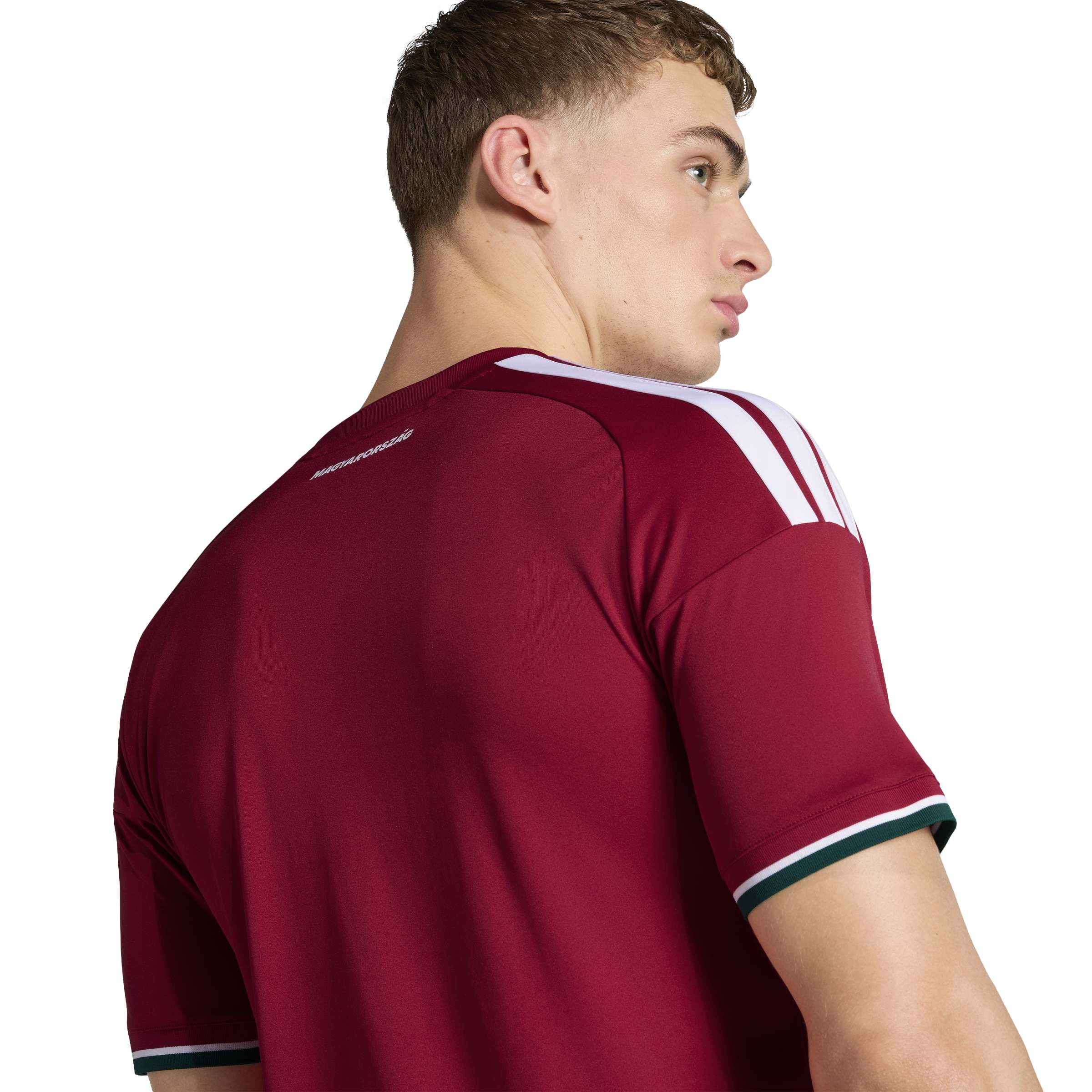 Maillot Domicile Réplique Homme Hongrie Équipe Nationale FIFA Adidas Rouge 2026