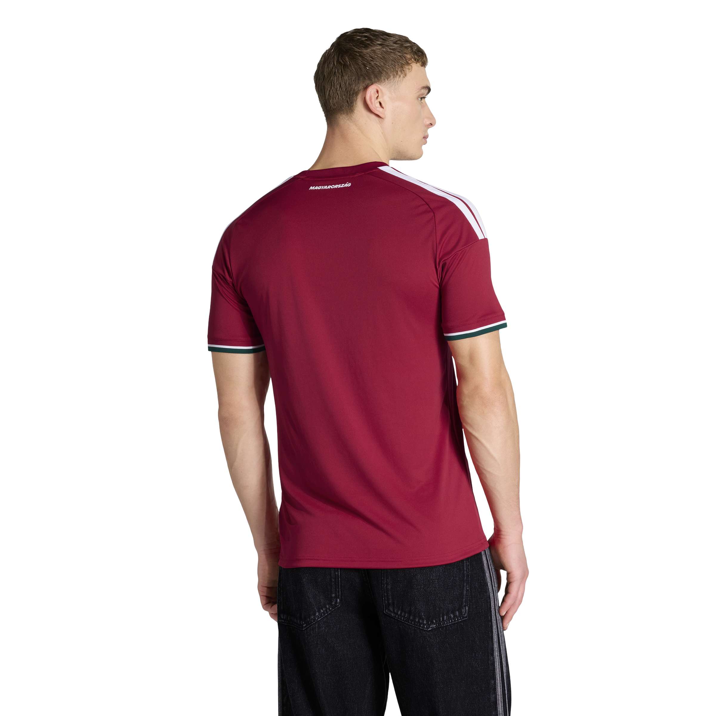 Maillot Domicile Réplique Homme Hongrie Équipe Nationale FIFA Adidas Rouge 2026