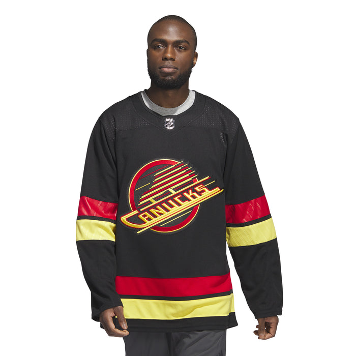 Vancouver Canucks NHL Adidas Men's Black Primegreen Alternate Authentic Pro Jersey