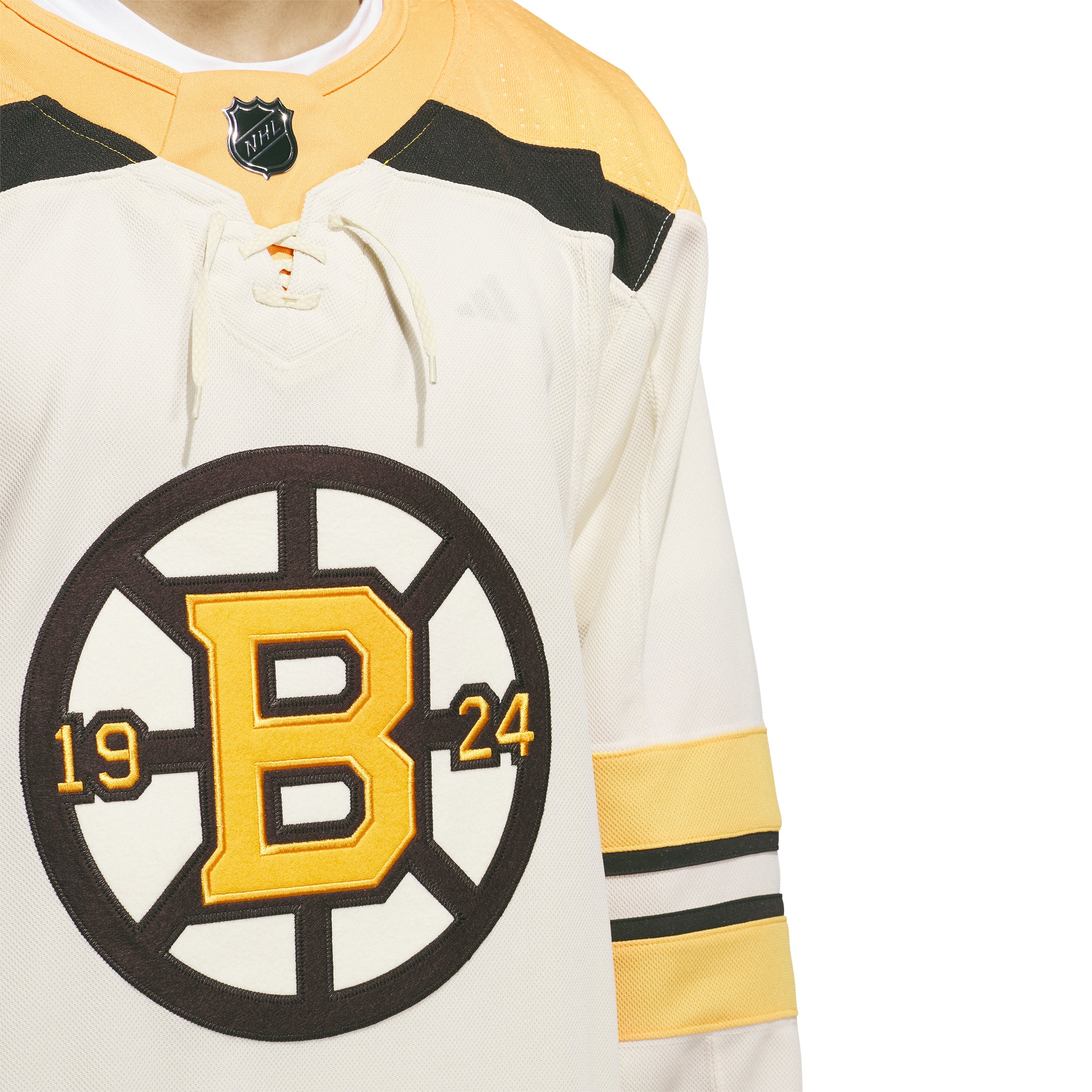 Maillot Pro authentique beige Primegreen Alternate des Bruins de Boston LNH Adidas pour hommes