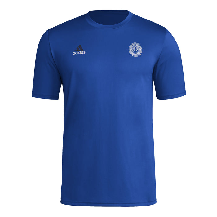 CF Montreal MLS Adidas Men's Royal Blue Pre-Game T-Shirt
