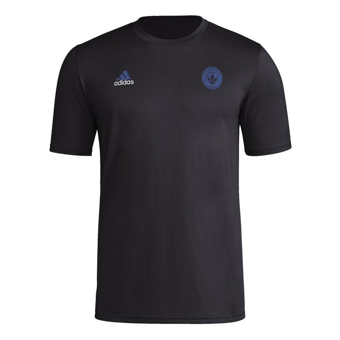 CF Montreal MLS Adidas Men's Black Pre-Game T-Shirt