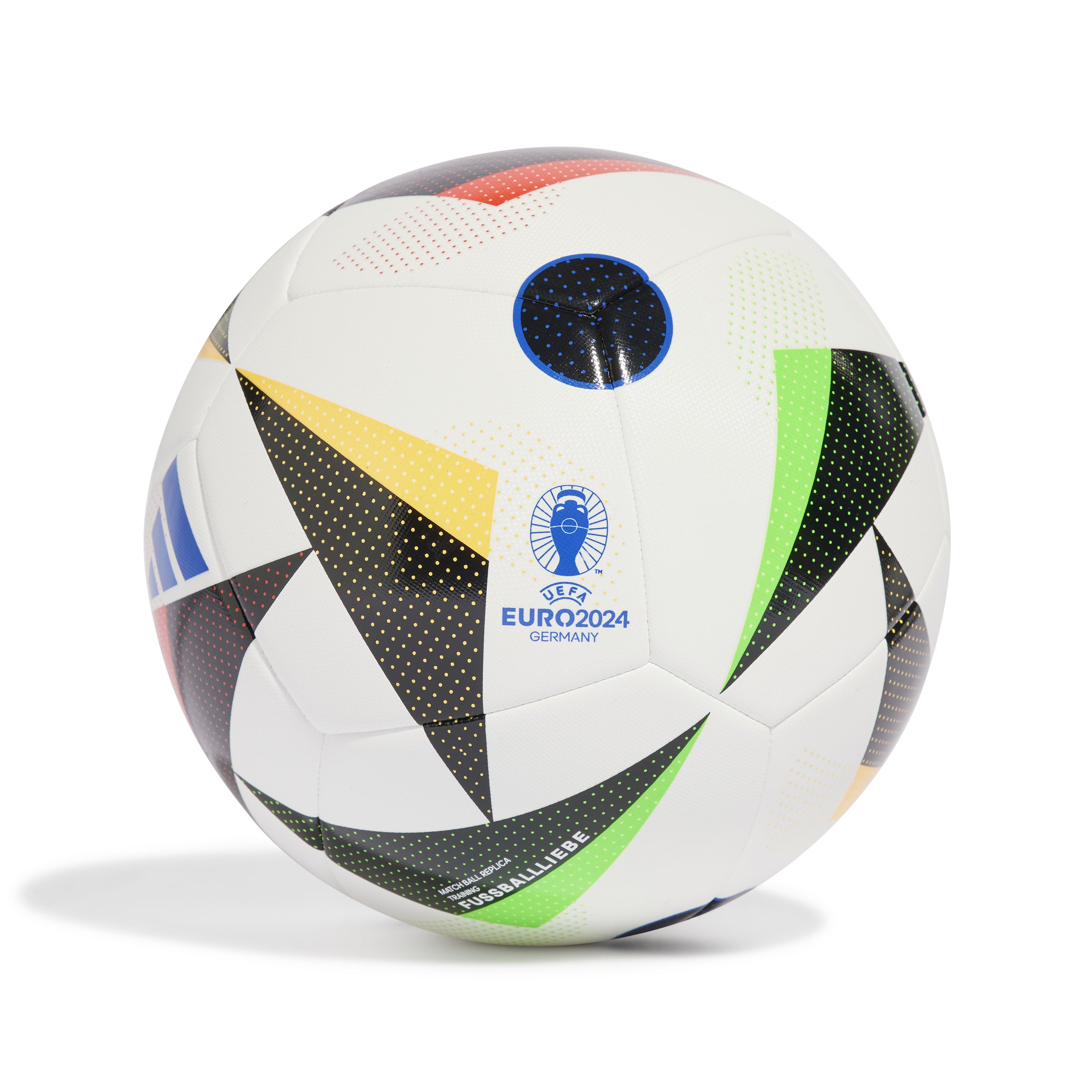 Ballon de football d'entraînement Adidas 2024 UEFA Euro Cup Blanc Fussballliebe