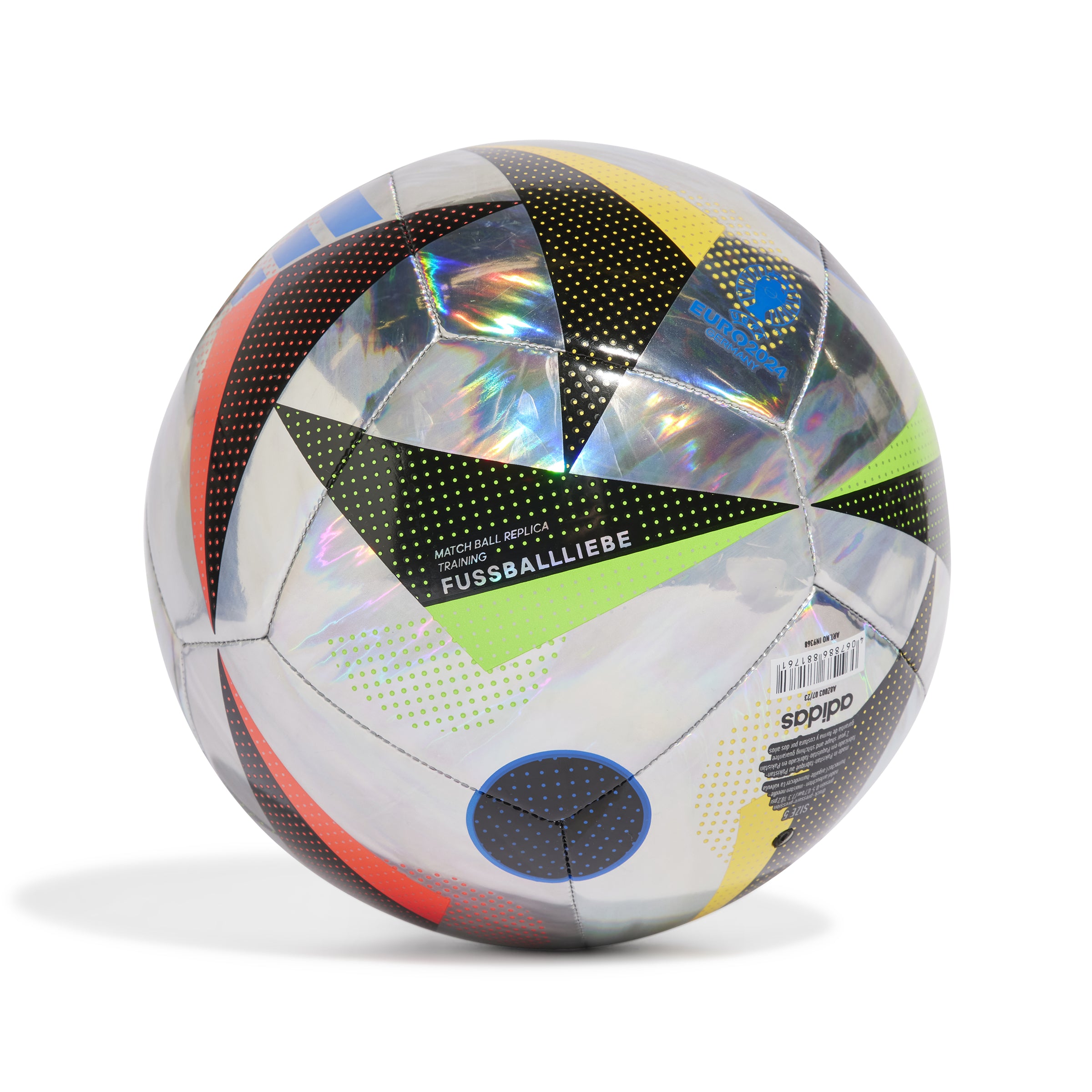 Ballon de football en aluminium d'entraînement Adidas 2024 UEFA Euro Cup Fussballliebe