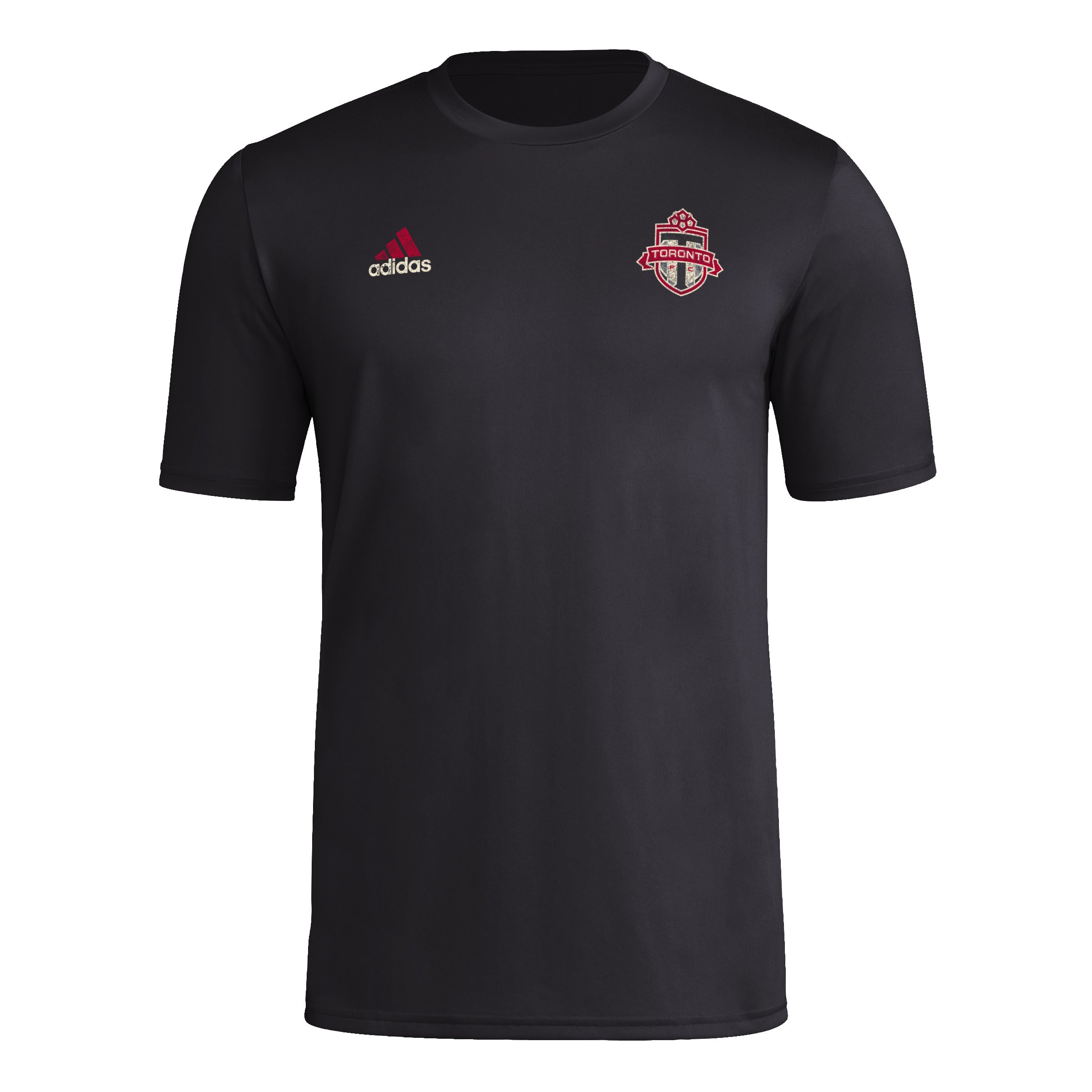 T-shirt d'avant-match noir pour homme Toronto FC MLS Adidas