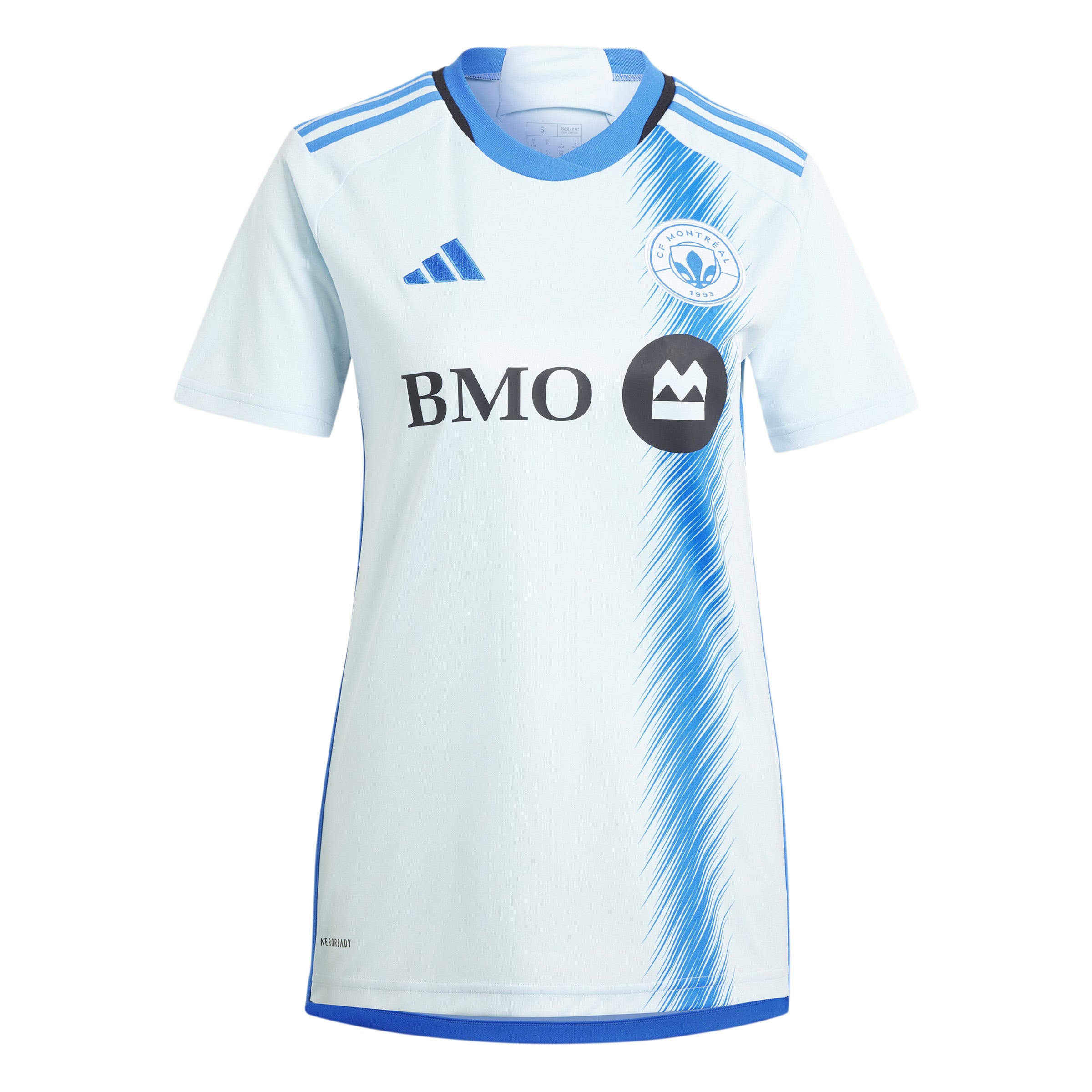 Maillot a l'étranger réplique bleu clair 2024 CF Montréal MLS Adidas pour femme