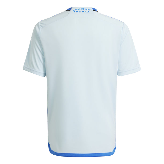 CF Montreal MLS Adidas Youth Ice Blue 2024 Replica Away Jersey