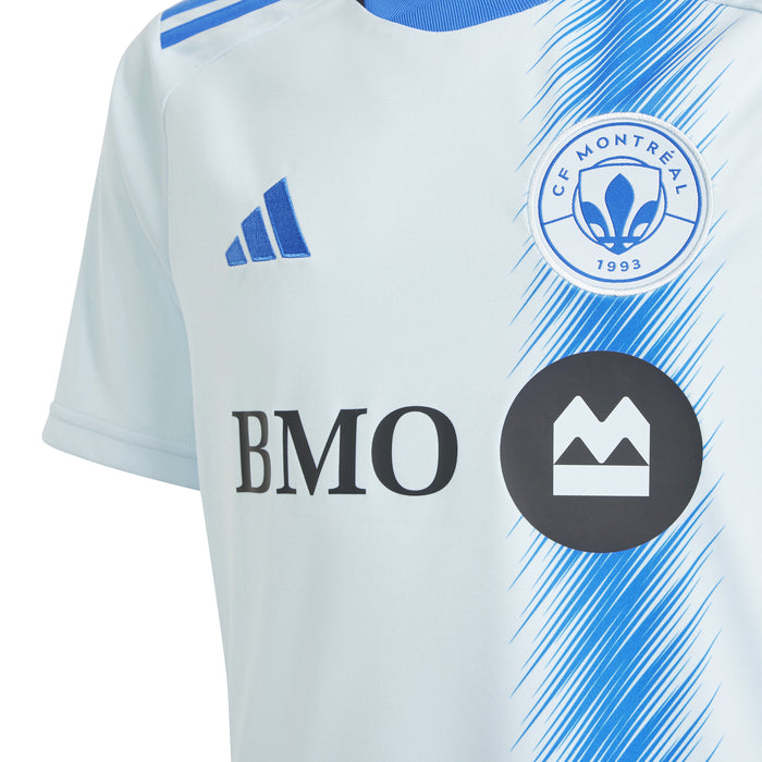 CF Montreal MLS Adidas Youth Light Blue 2024 Replica Away Jersey