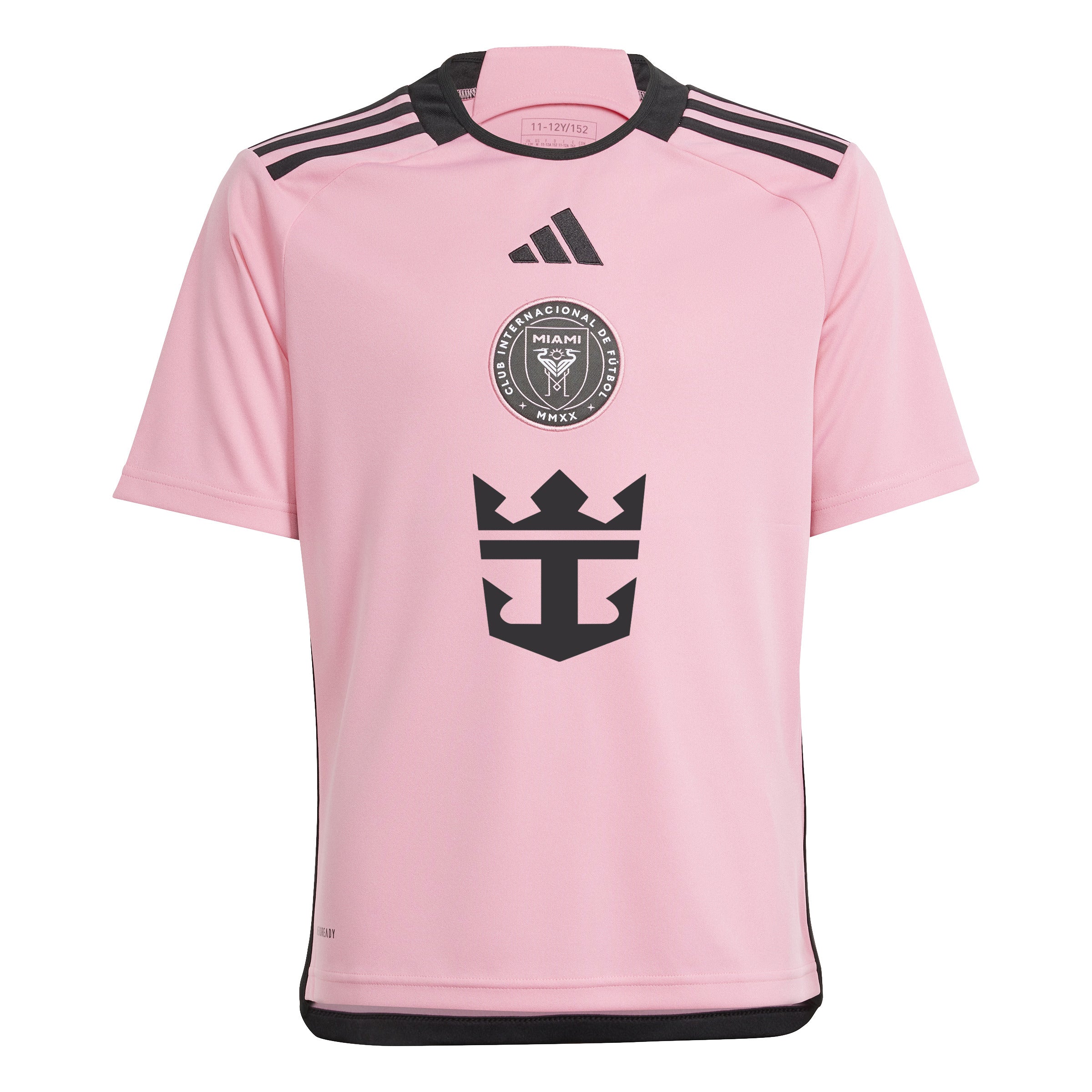 Maillot réplique domicile rose Inter Miami FC 2024 MLS Adidas pour jeunes