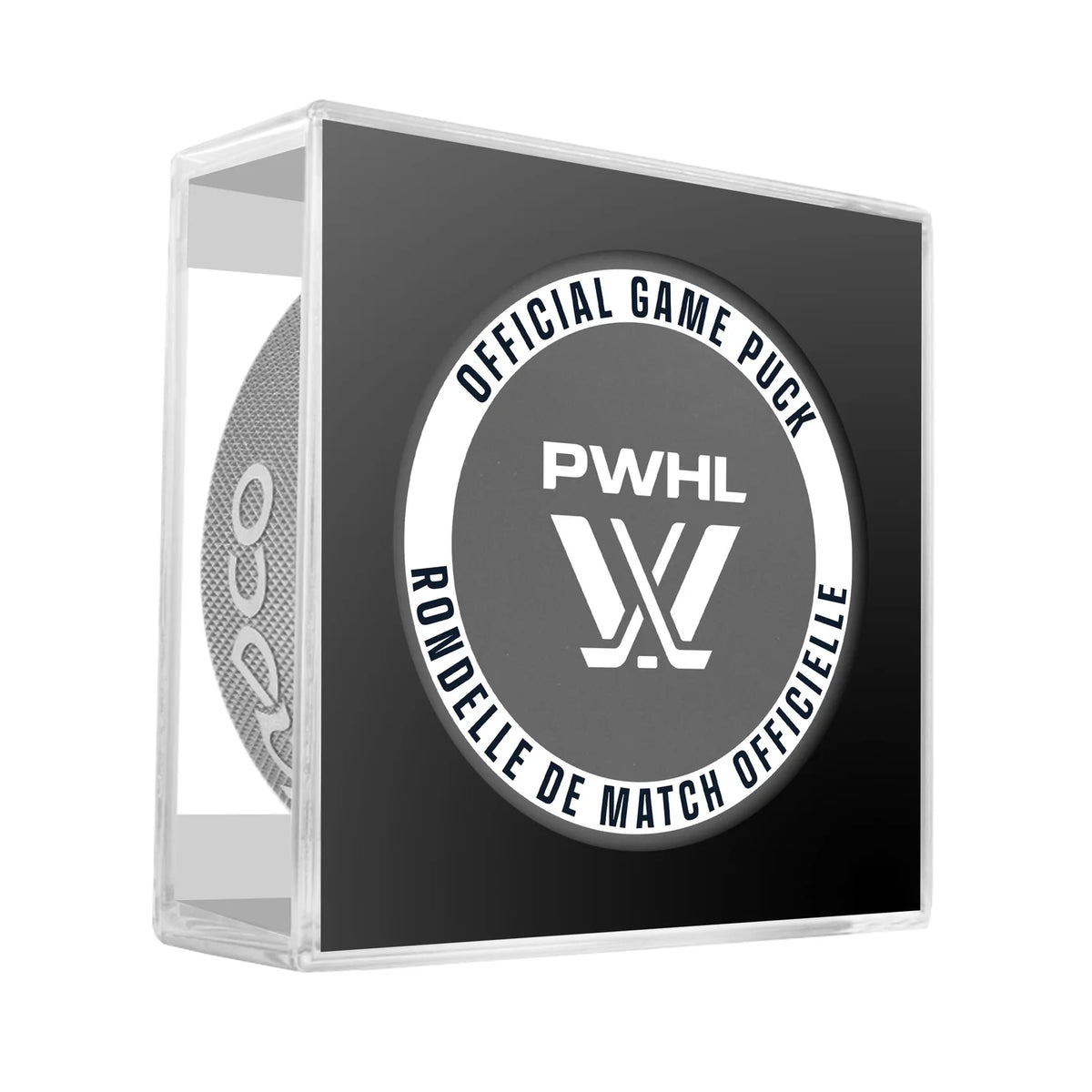 Vancouver Goldeneyes PWHL Inglasco 2025-2026 Officially Licensed Game Hockey Puck