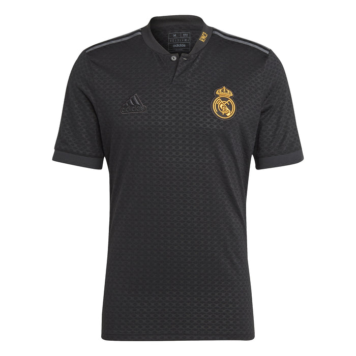 Real Madrid La Liga Adidas Men's Black 2023-24 Third Lifestyle Jersey