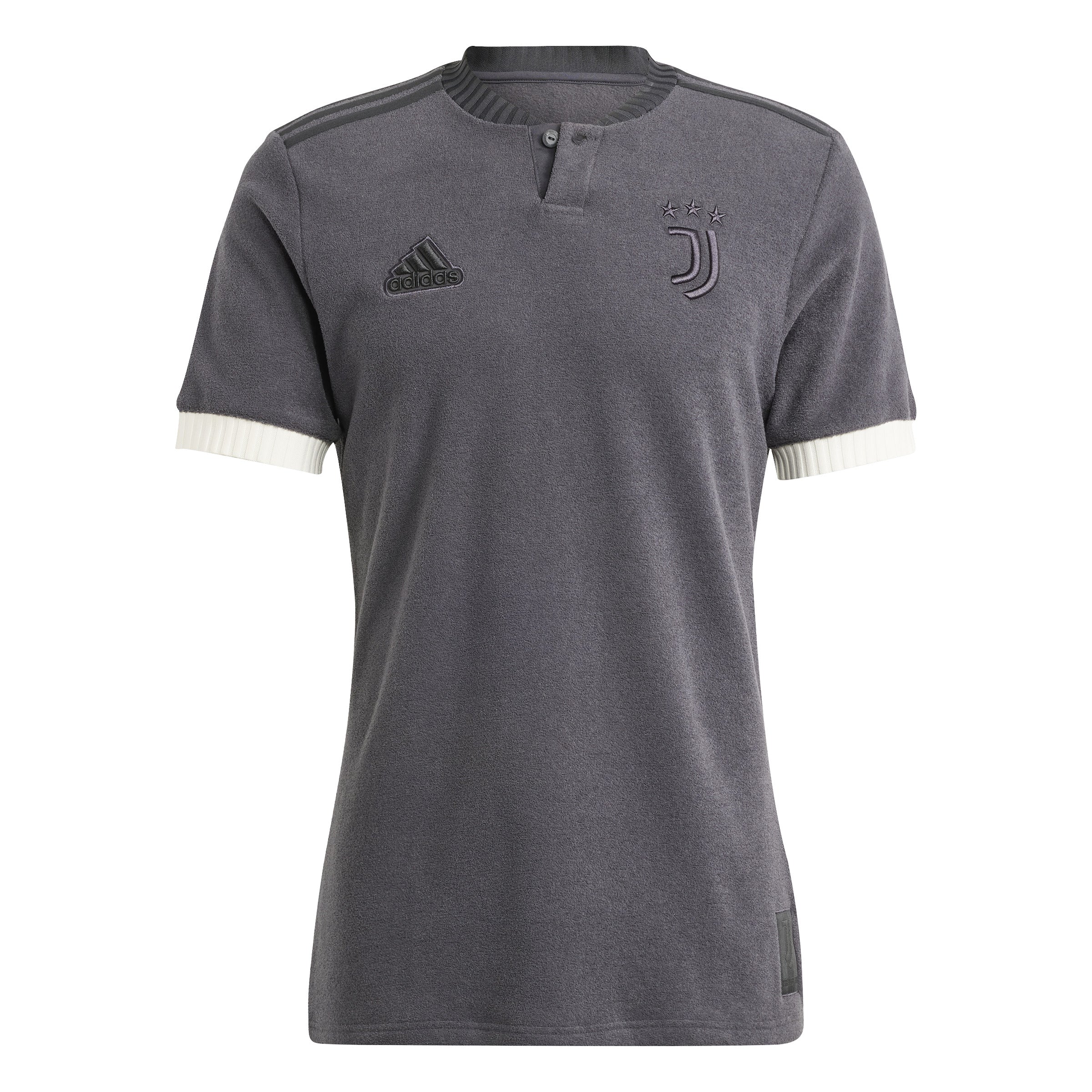 Juventus FC Serie A Adidas Maillot de style de vie troisième gris 2023-24 pour hommes