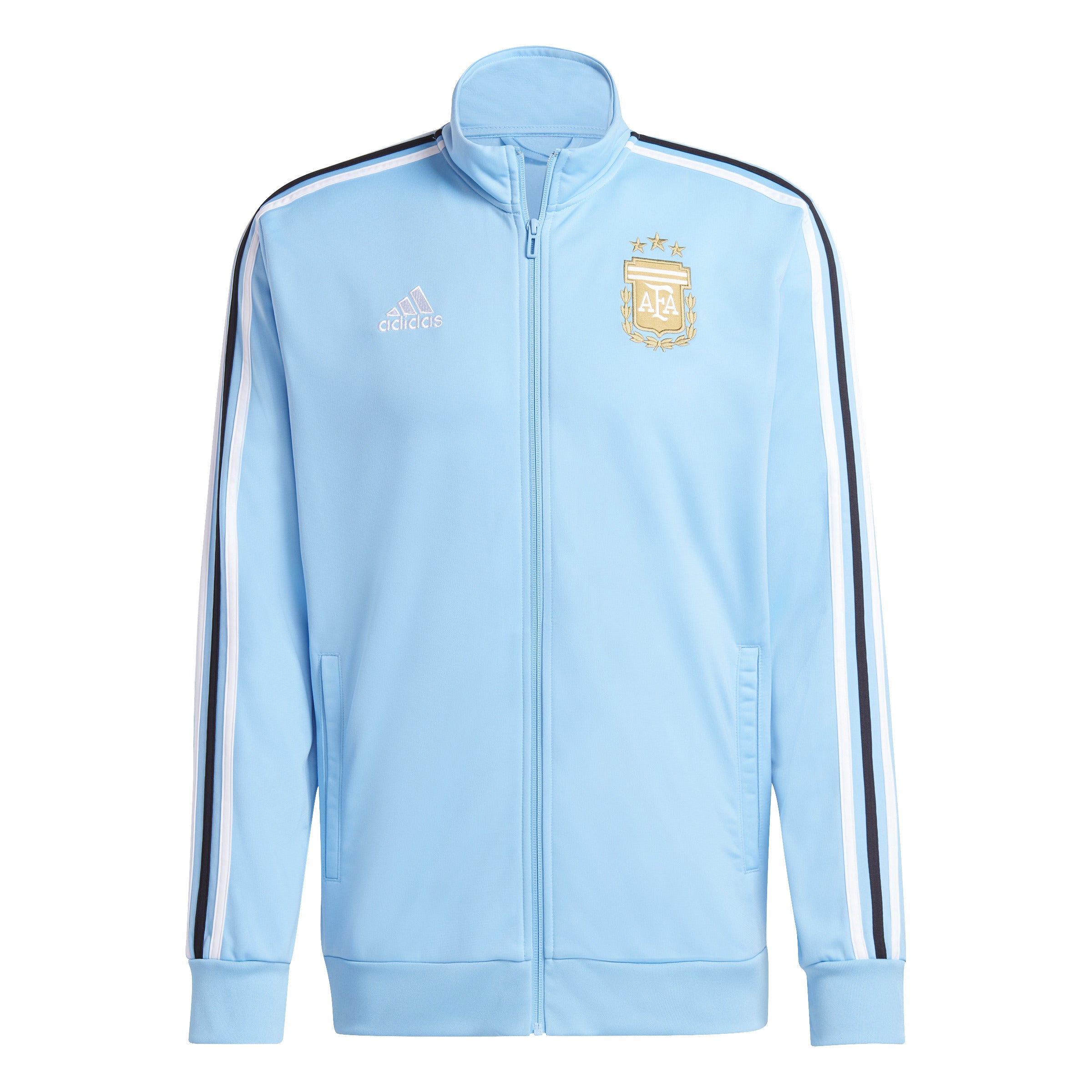 Argentine FIFA Adidas Veste de survêtement DNA bleu clair pour homme