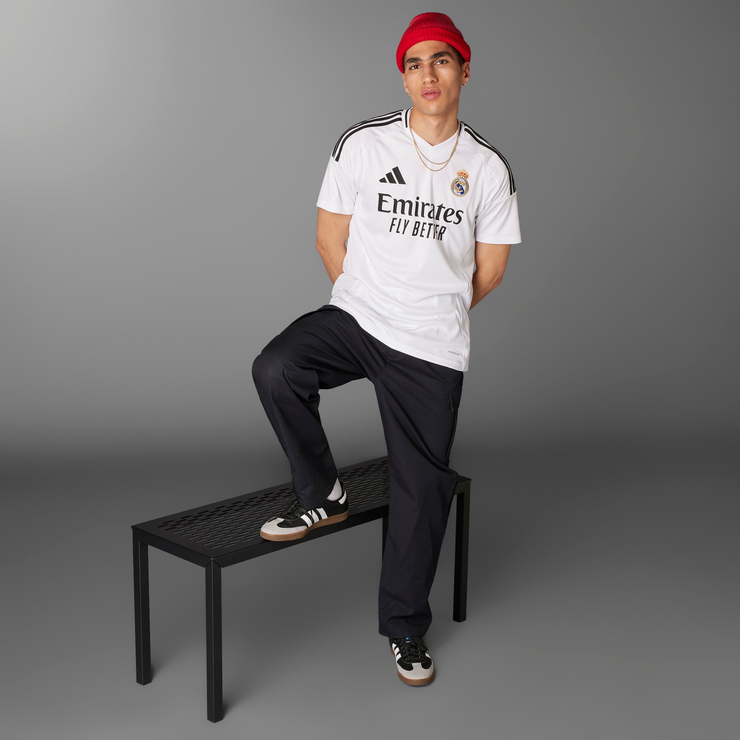 Real Madrid La Liga Adidas Men's White 2024/25 Replica Jersey