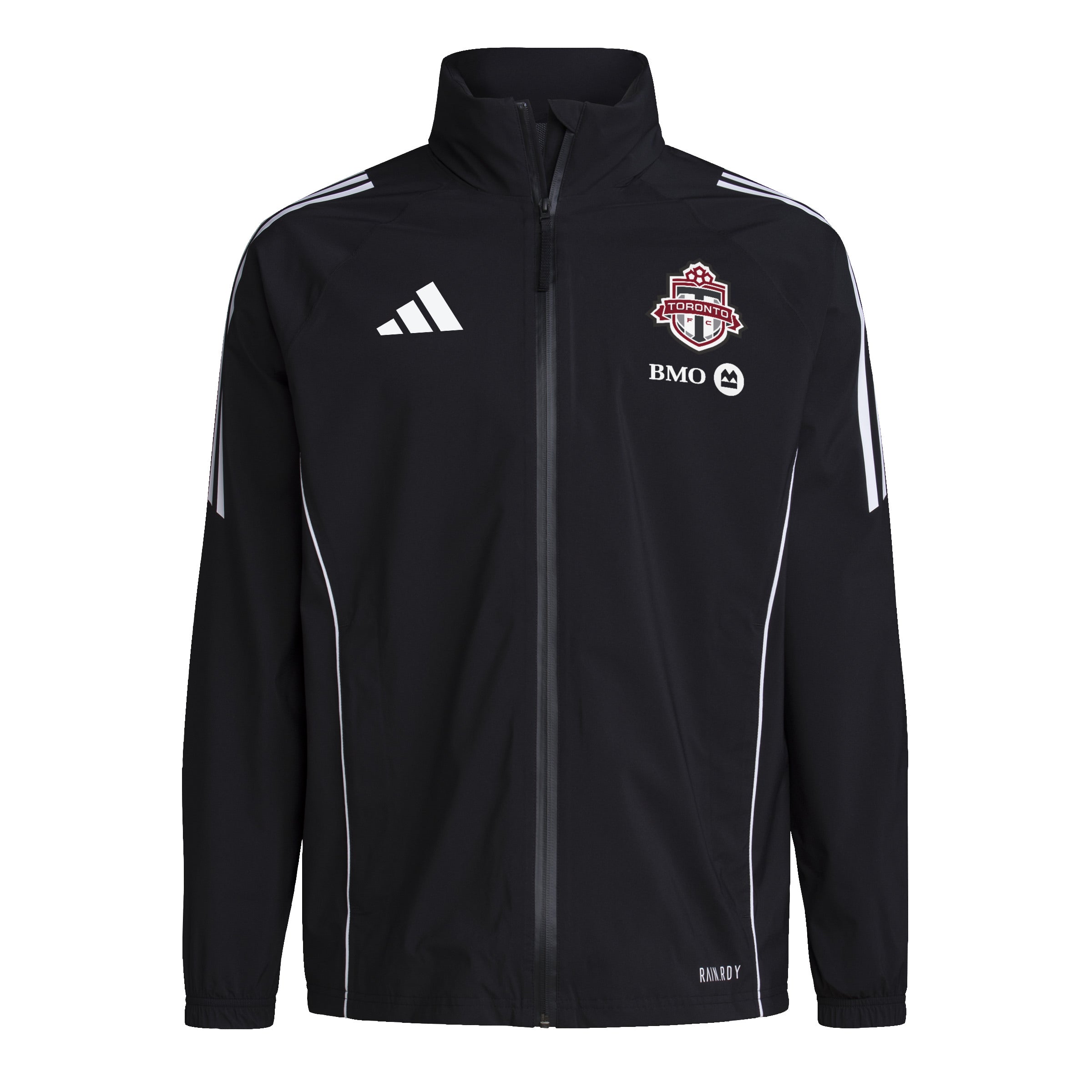 Toronto FC MLS Adidas Men's Black Tiro 24 Rain Jacket