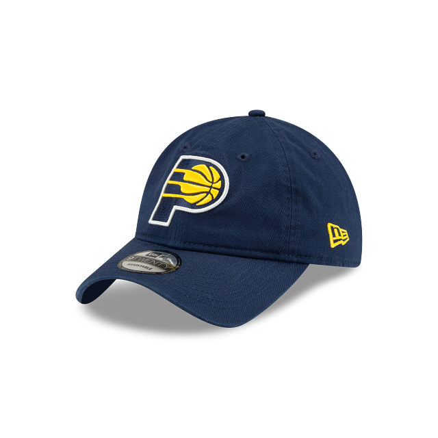 Casquette ajustable classique 9Twenty Core bleu marine pour homme des Indiana Pacers NBA New Era