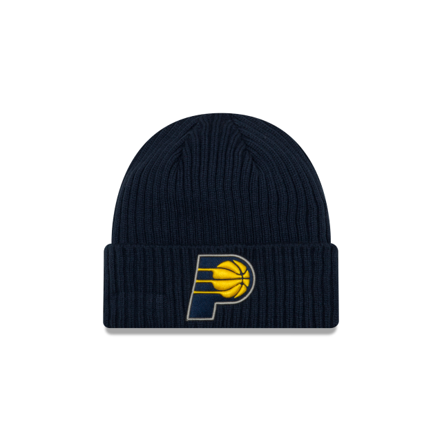 Bonnet en tricot à revers classique noir pour homme NBA New Era des Toronto Raptors