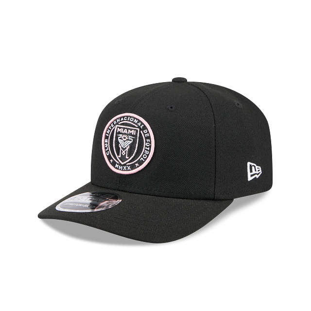 Inter Miami FC MLS New Era Men's Black 9Seventy Team Color Snapback