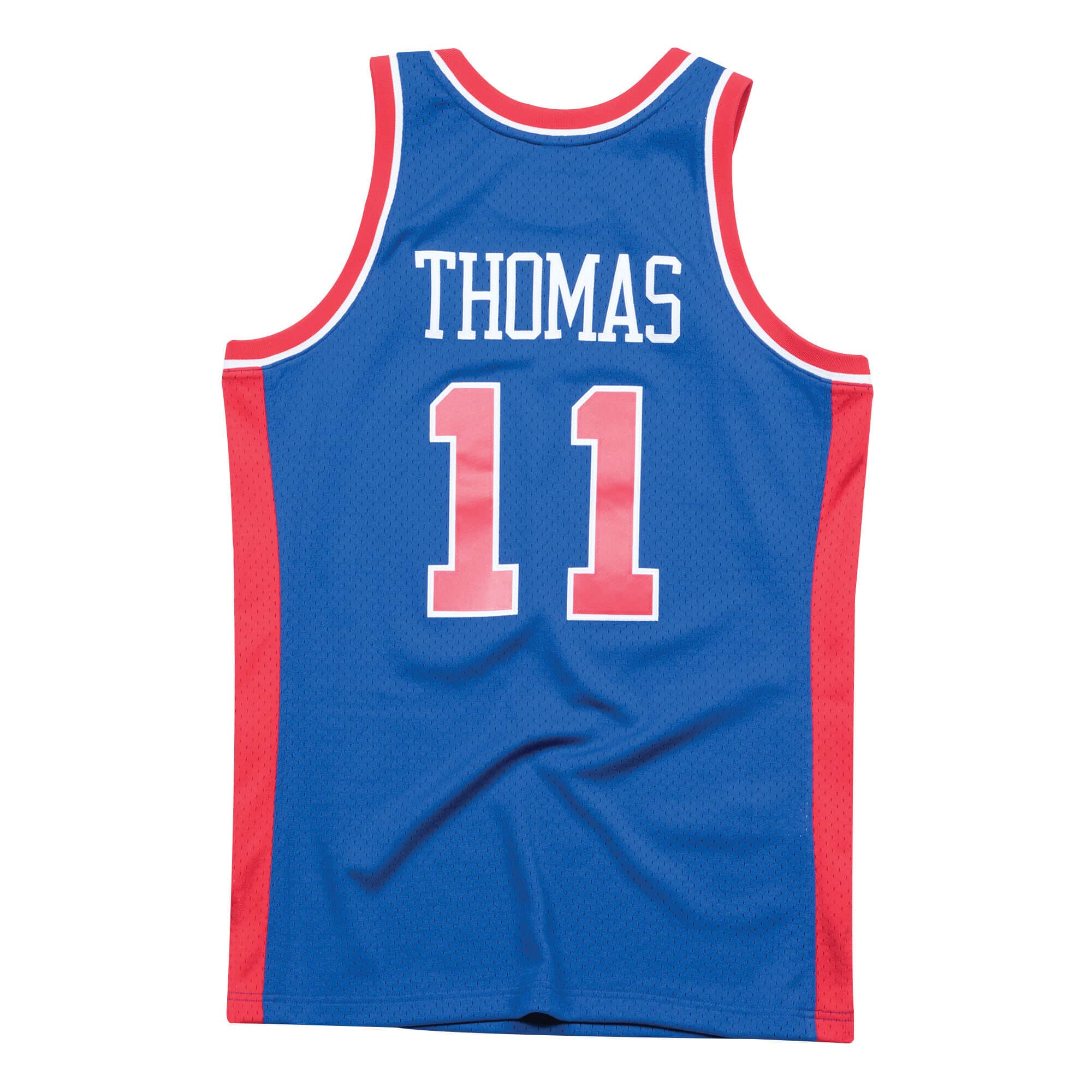 Isiah Thomas Detroit Pistons NBA Mitchell & Ness Homme Bleu Royal 1988-89 Hardwood Classics Swingman Maillot