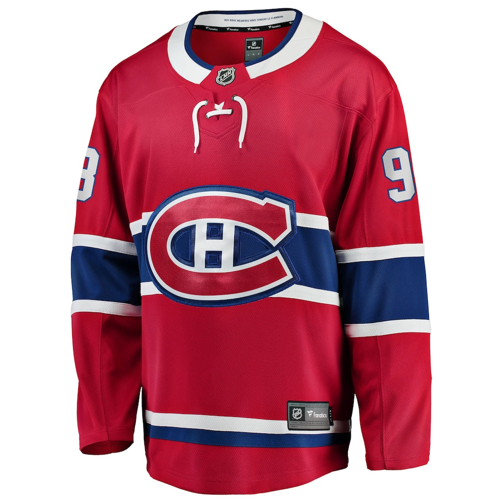 Ivan Demidov Montreal Canadiens NHL Fanatics Branded Men's Red Breakaway Jersey