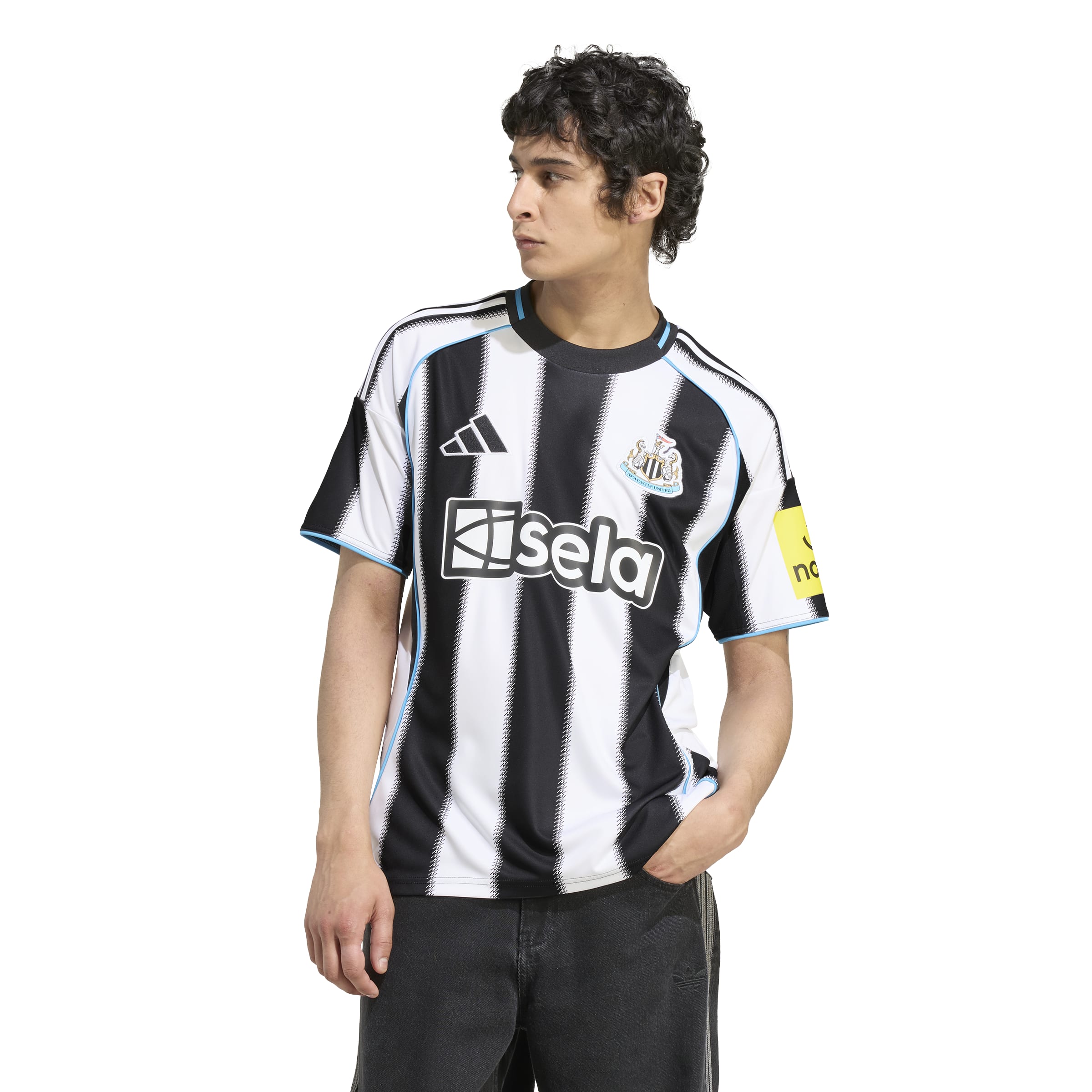 Maillot réplique domicile blanc 2025/26 de Newcastle United FC (Premier League) Adidas pour homme
