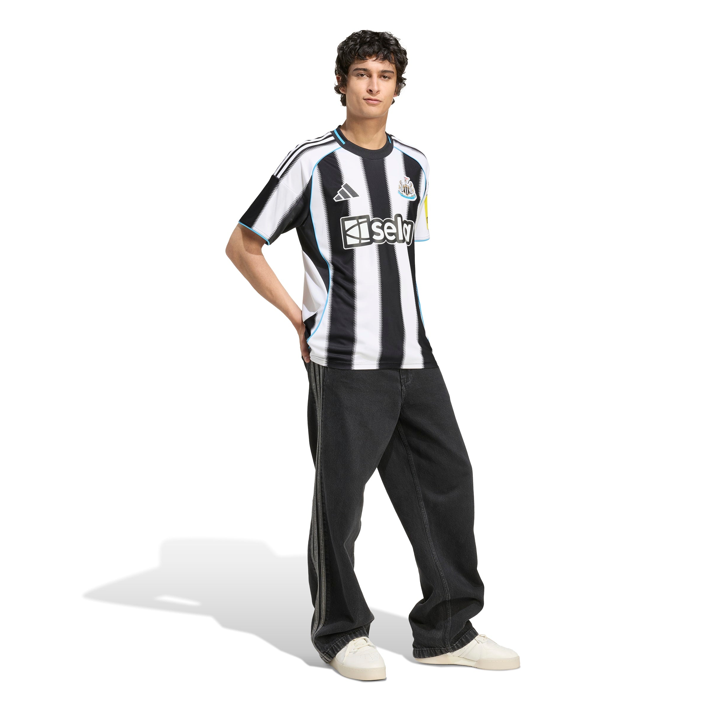 Maillot réplique domicile blanc 2025/26 de Newcastle United FC (Premier League) Adidas pour homme