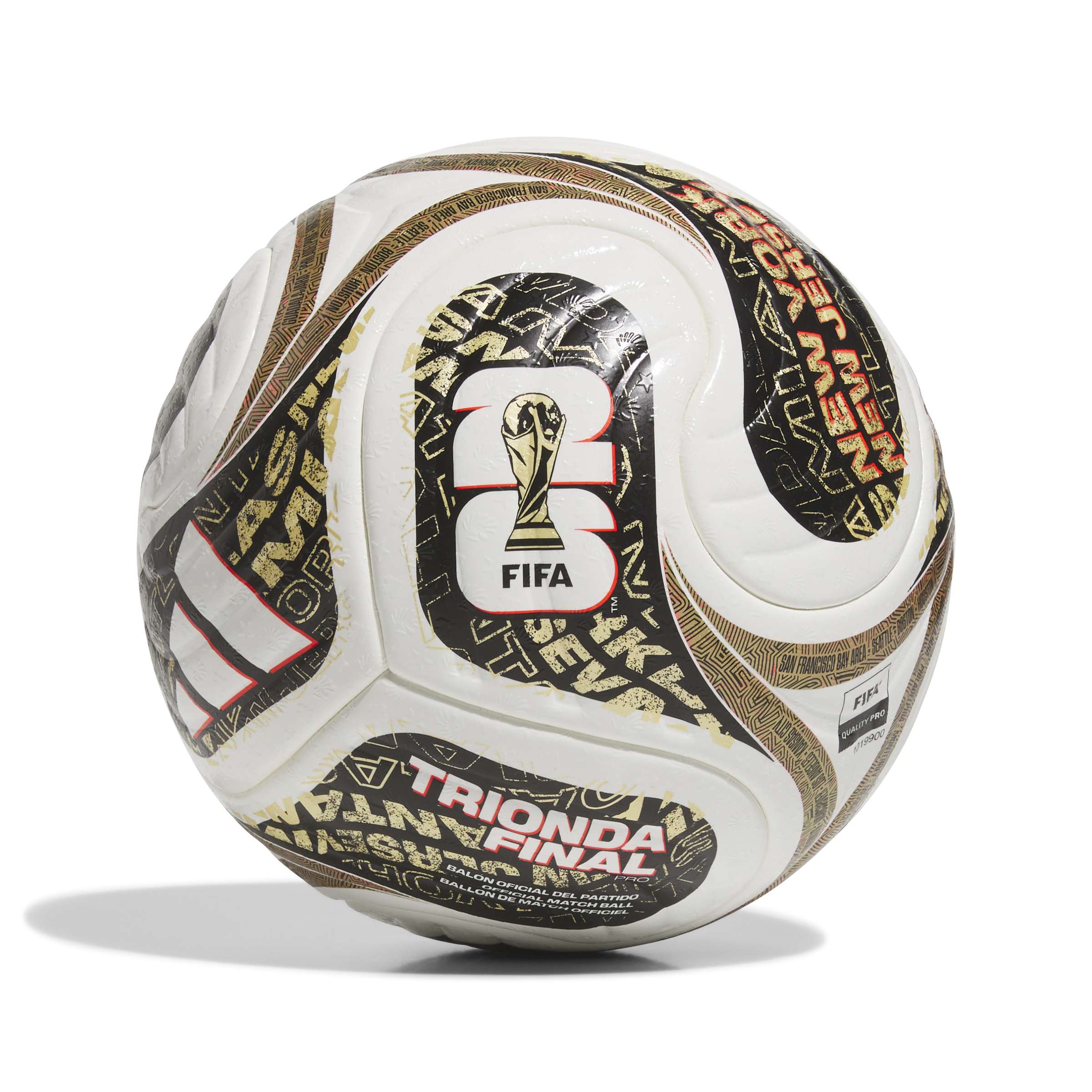 Adidas 2026 FIFA World Cup Finals Trionda Pro Soccer Ball