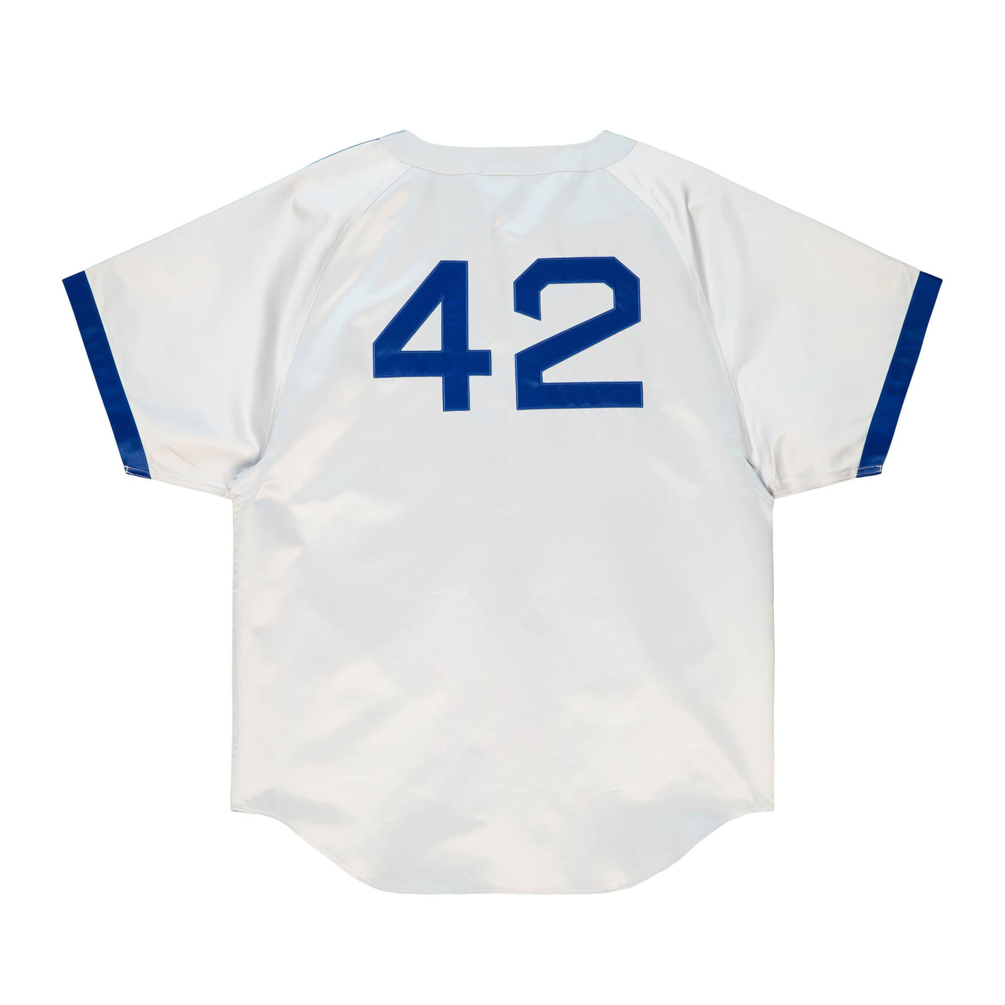 Jackie Robinson Brooklyn Dodgers MLB Mitchell & Ness Maillot blanc 1949 authentique pour homme