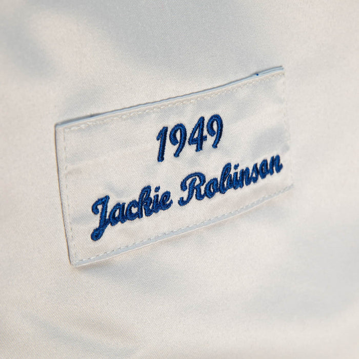 Jackie Robinson Brooklyn Dodgers MLB Mitchell & Ness Men's White 1949 Authentic Jersey