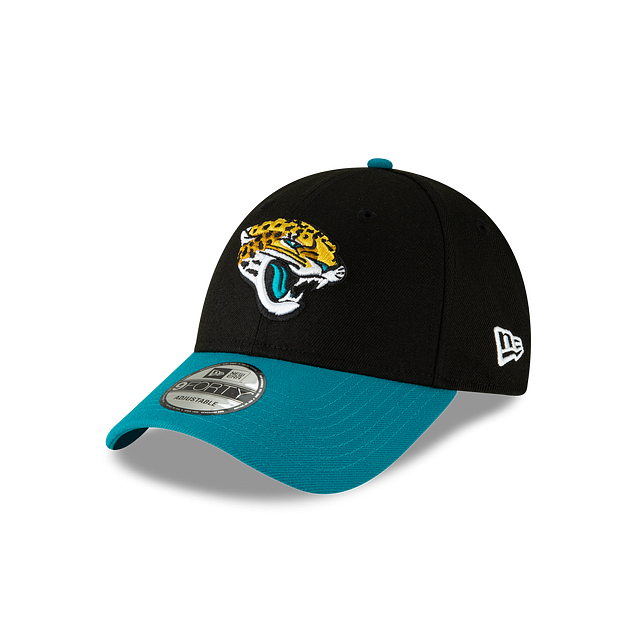 Jacksonville Jaguars NFL New Era Men's Black/Green 9Forty The League Two Tone Adjustable Hat