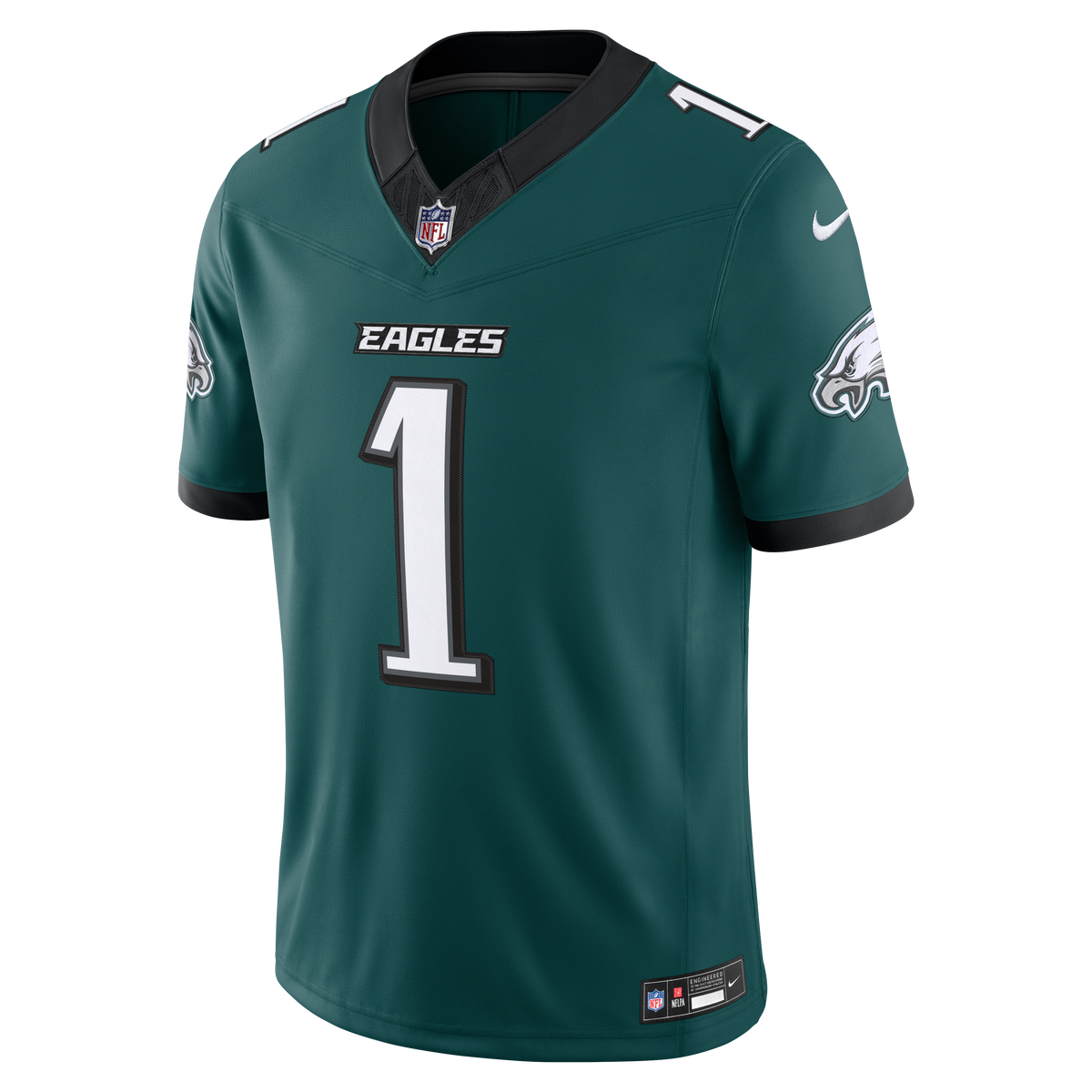 Jalen Hurts Philadelphia Eagles NFL Nike Men's Deep Teal Vapor F.U.S.E. Limited Player Sewn Jersey