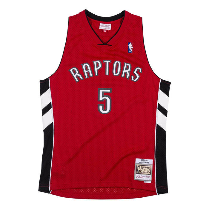 Jalen Rose Toronto Raptors NBA Mitchell & Ness Men's Red 2004-05 Hardwood Classics Swingman Jersey