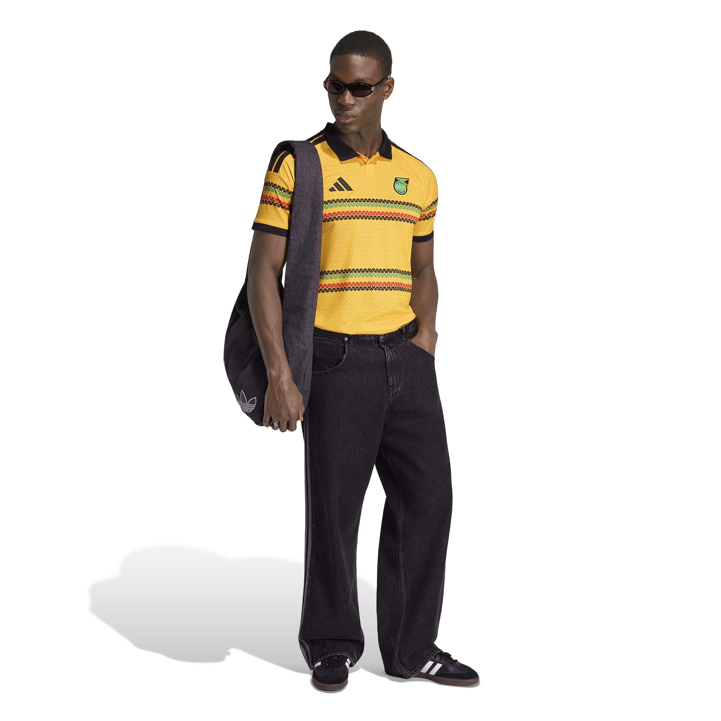 Maillot Domicile Réplique Jaune Homme FIFA Adidas Équipe Nationale de Jamaïque 2026