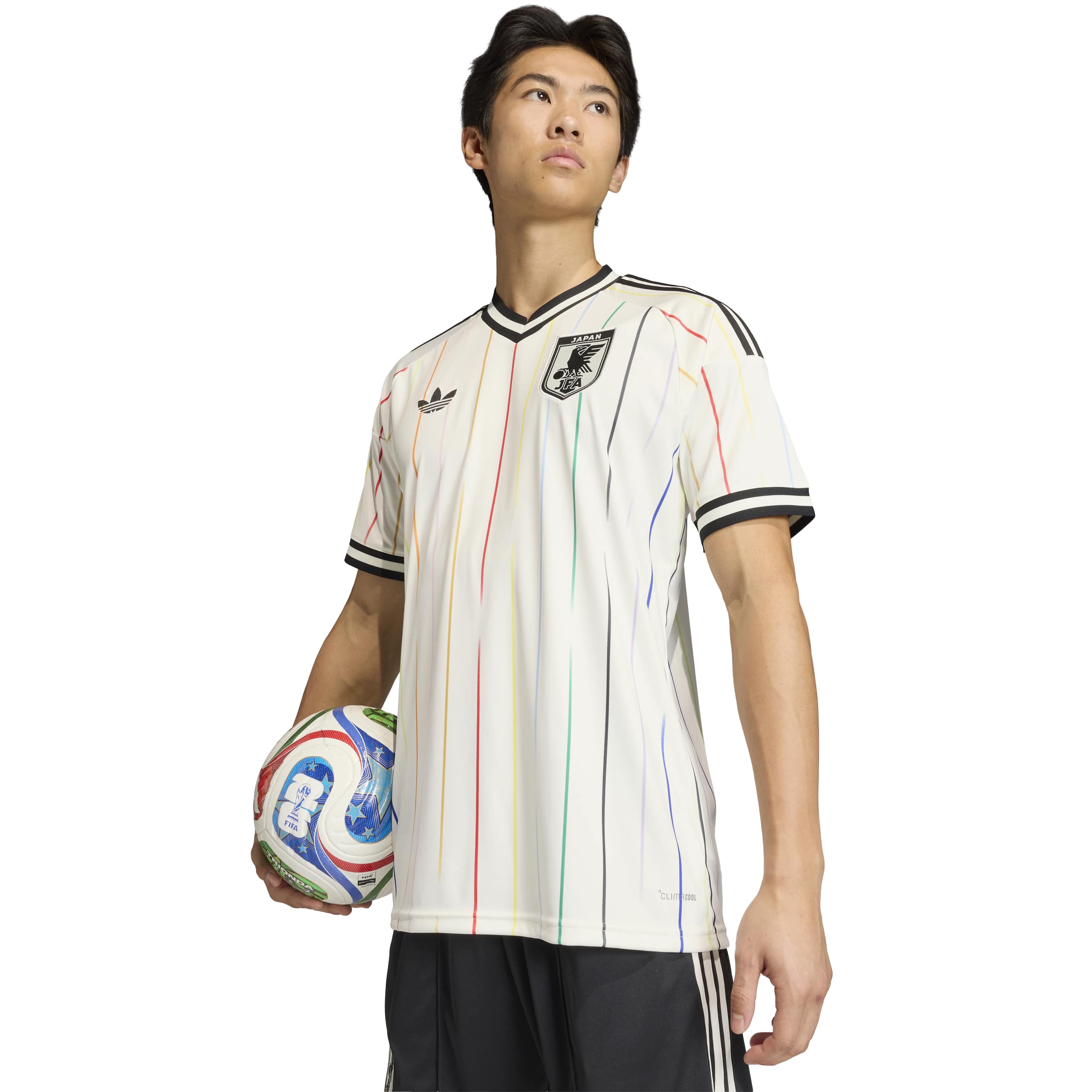 Japan National Team FIFA Adidas Men's Off-White 2026 Replica Away Jersey