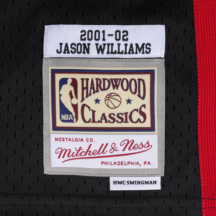Jason Williams Memphis Grizzlies NBA Mitchell & Ness Men's Black 2001-02 Hardwood Classics Swingman Jersey