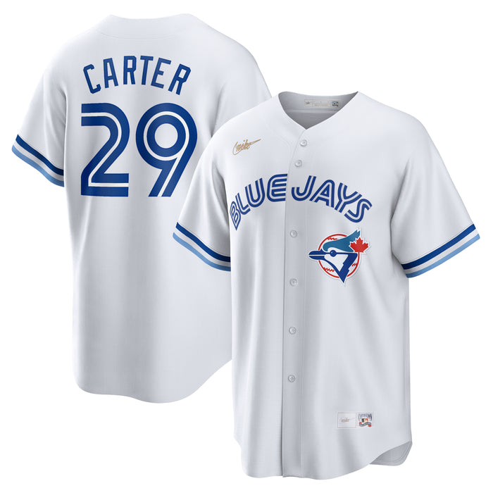 Joe Carter Toronto Blue Jays MLB Nike Men's White Cooperstown Pro-Stitched Replica Jersey
