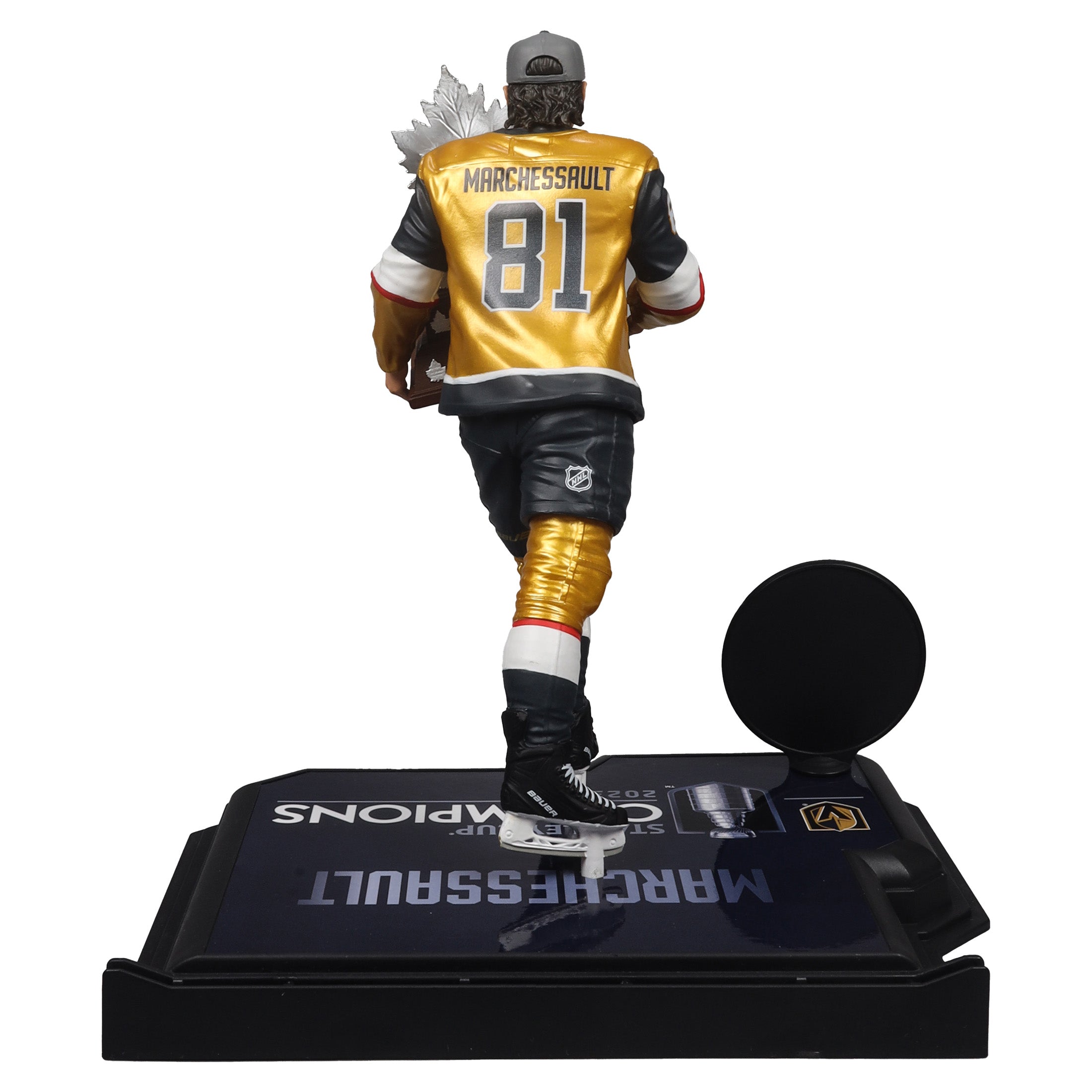 Jonathan Marchessault Golden Knights de Las Vegas NHL McFarlane Toys Trophée Conn Smythe et Coupe Stanley Legacy Series Figurine d'action 7"