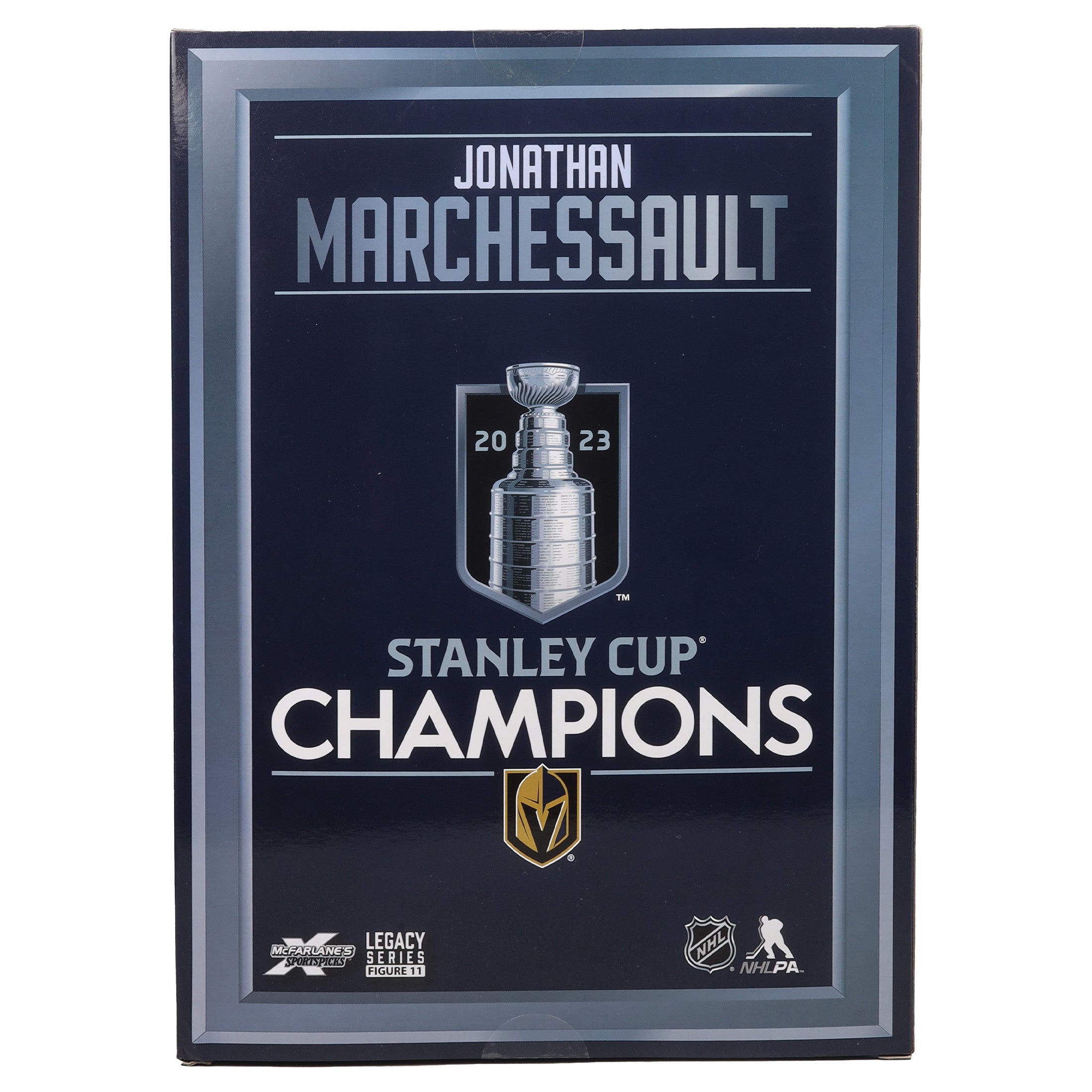 Jonathan Marchessault Golden Knights de Las Vegas NHL McFarlane Toys Trophée Conn Smythe et Coupe Stanley Legacy Series Figurine d'action 7"