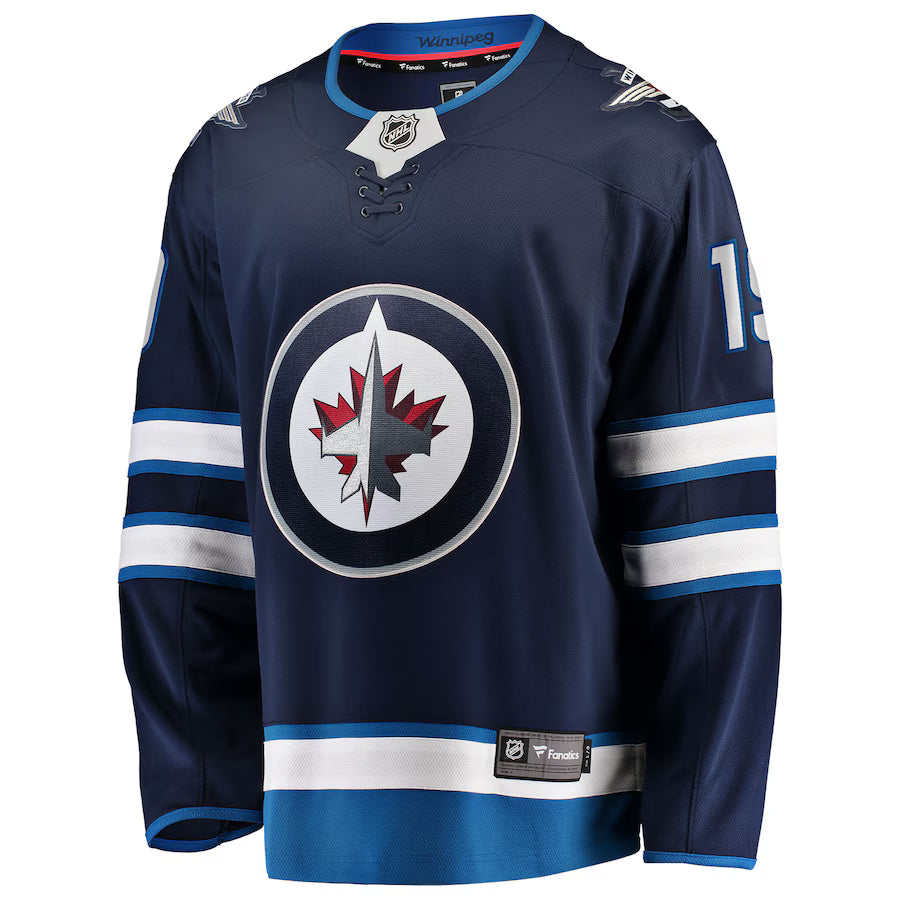 Jonathan Toews Winnipeg Jets NHL Fanatics Branded Men's Navy Breakaway Home Jersey