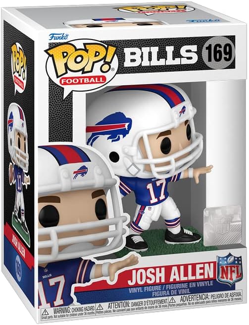 Josh Allen Buffalo Bills NFL Funko Home Uniform POP Player Vinyl Figure #169