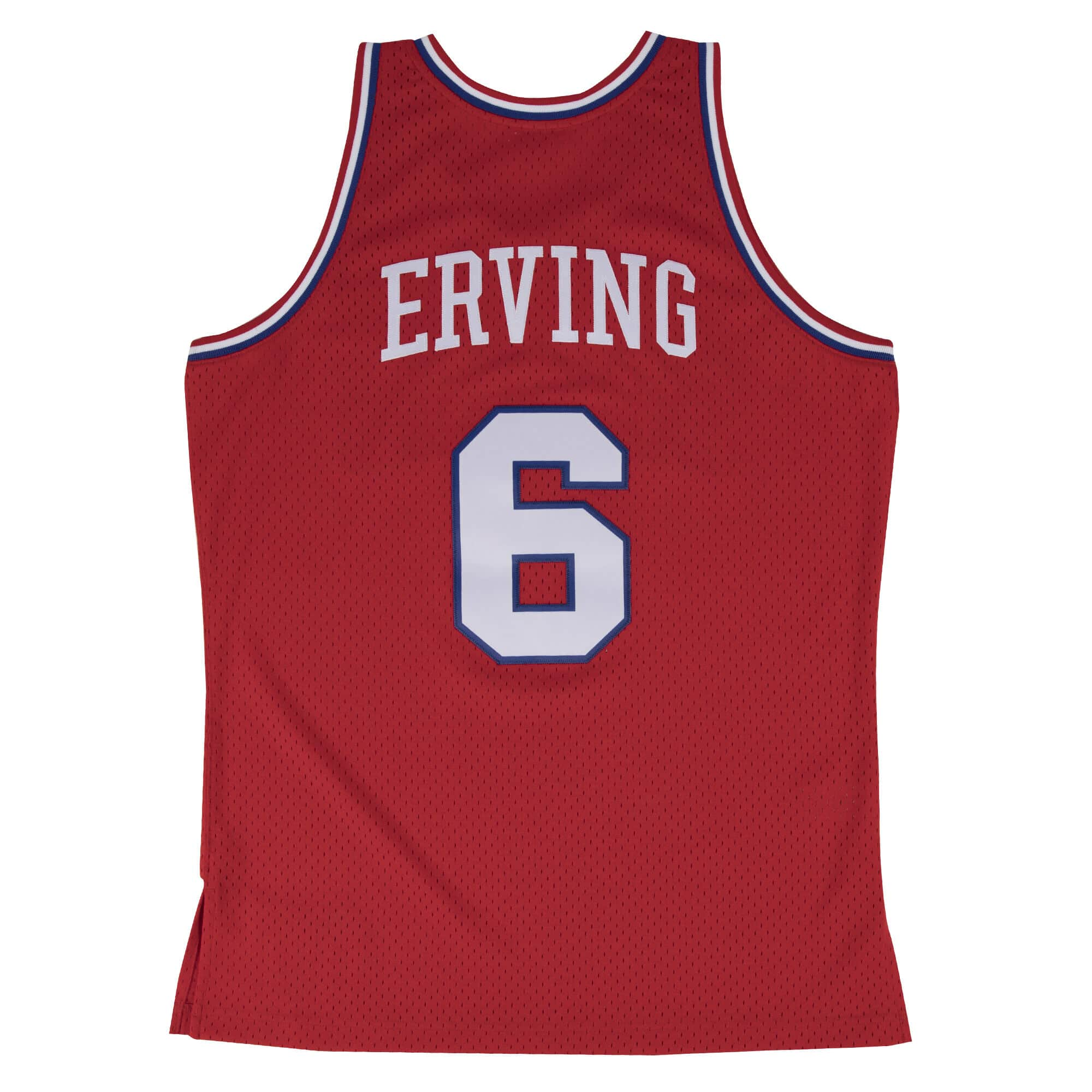 Julius Erving Philadelphia 76ers NBA Mitchell & Ness Scarlet 1982-83 Hardwood Classics Swingman Maillot