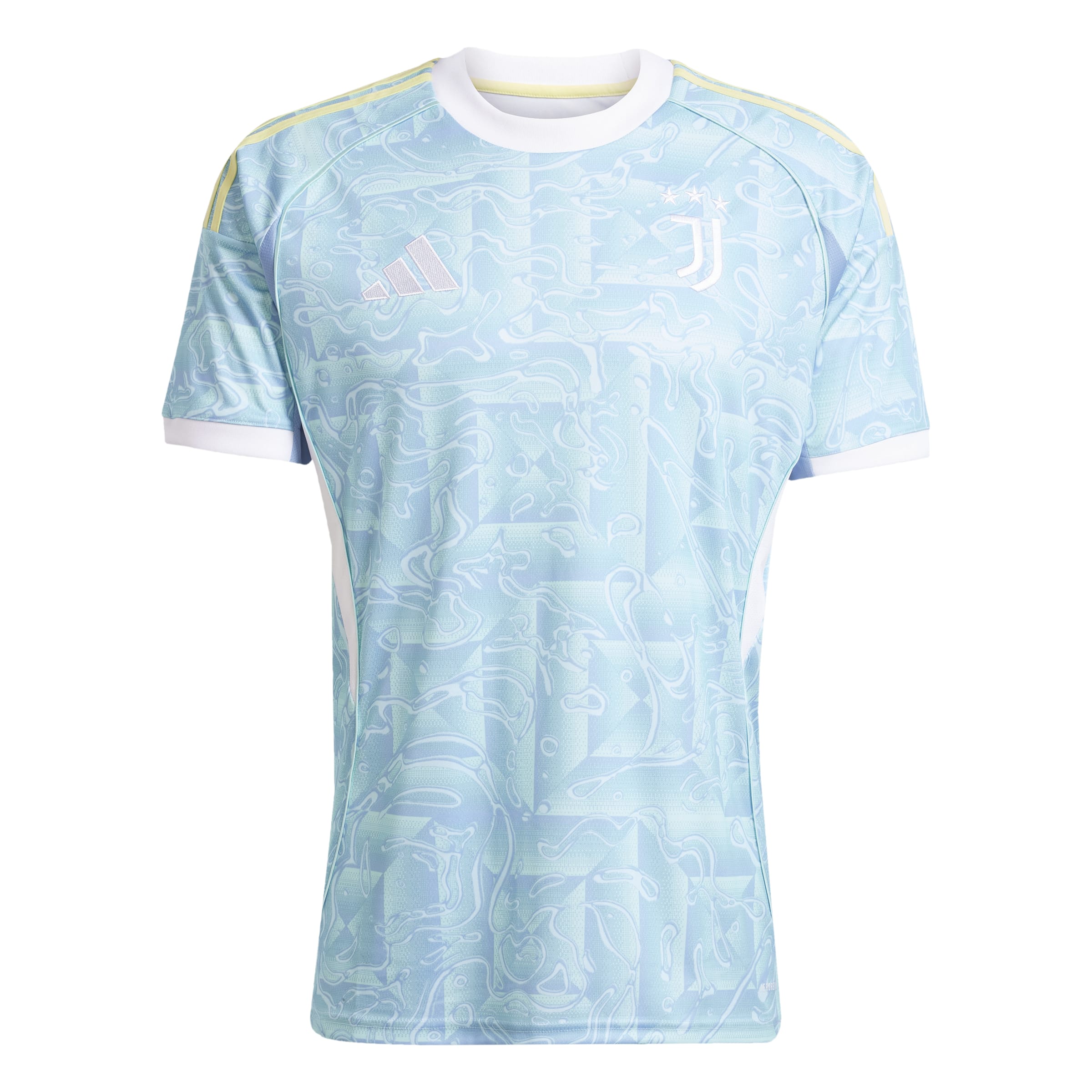 Juventus Serie A Adidas Men's Ash Blue 2025/26 Away Replica Jersey
