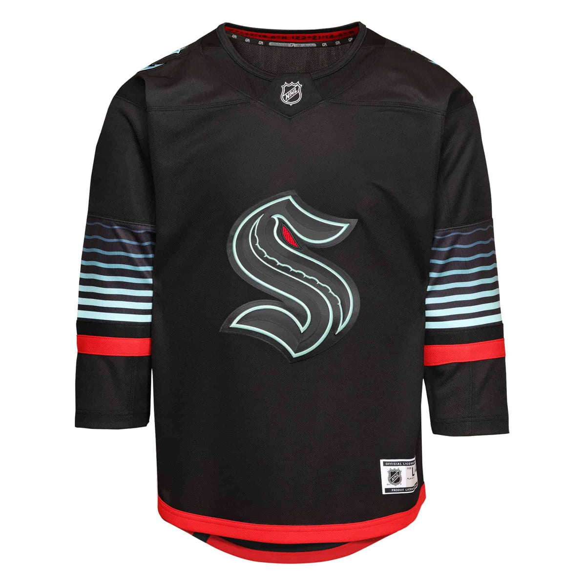Seattle Kraken NHL Outerstuff Youth Black Third Alternate Premier Jersey