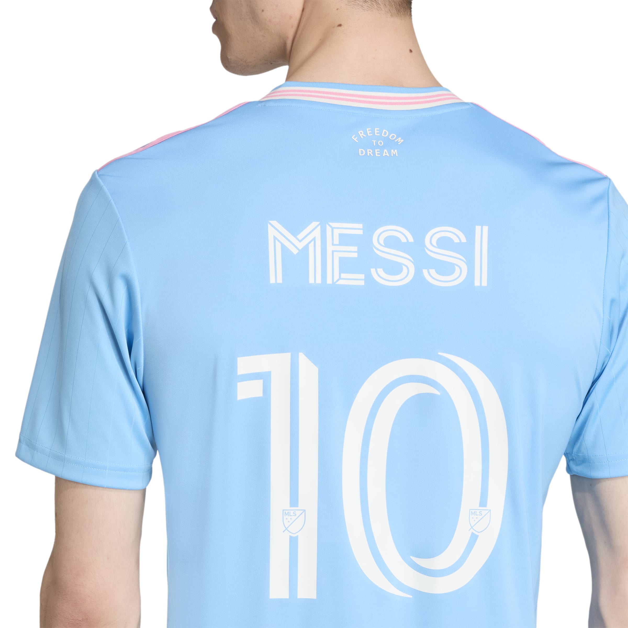 Maillot réplique bleu 2025 de Lionel Messi Inter Miami FC MLS Adidas pour homme