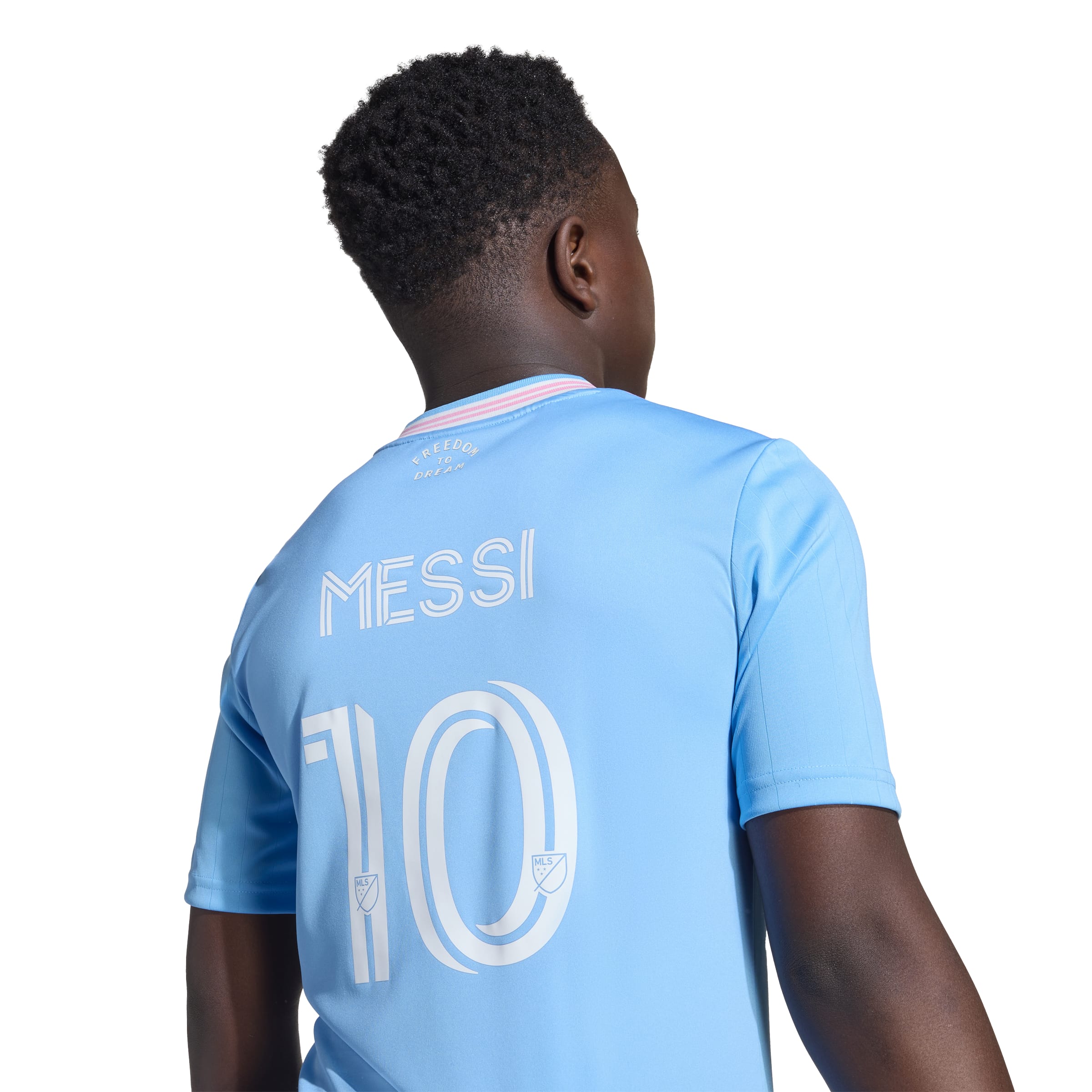Maillot réplique bleu 2025 de Lionel Messi Inter Miami FC MLS Adidas Youth