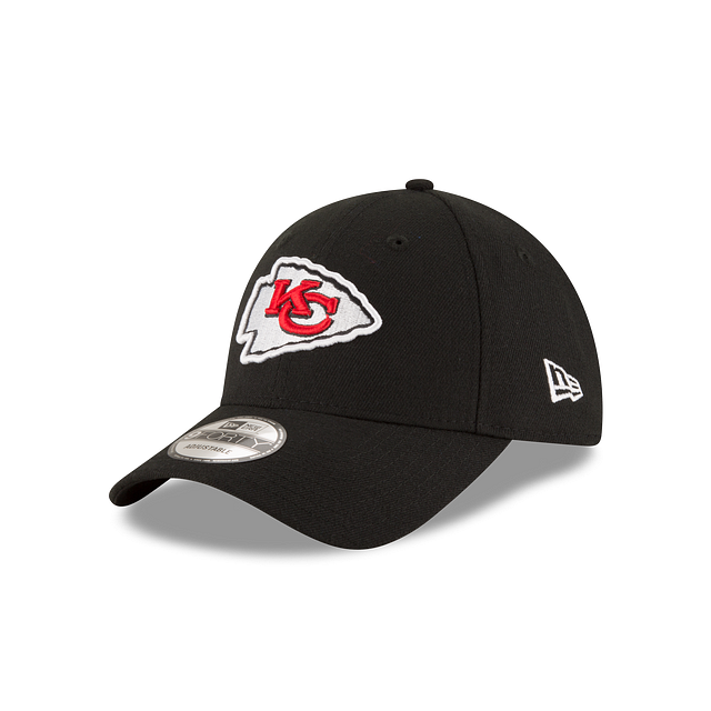 Kansas City Chiefs NFL New Era Men's Black 9Forty The League Adjustable Hat