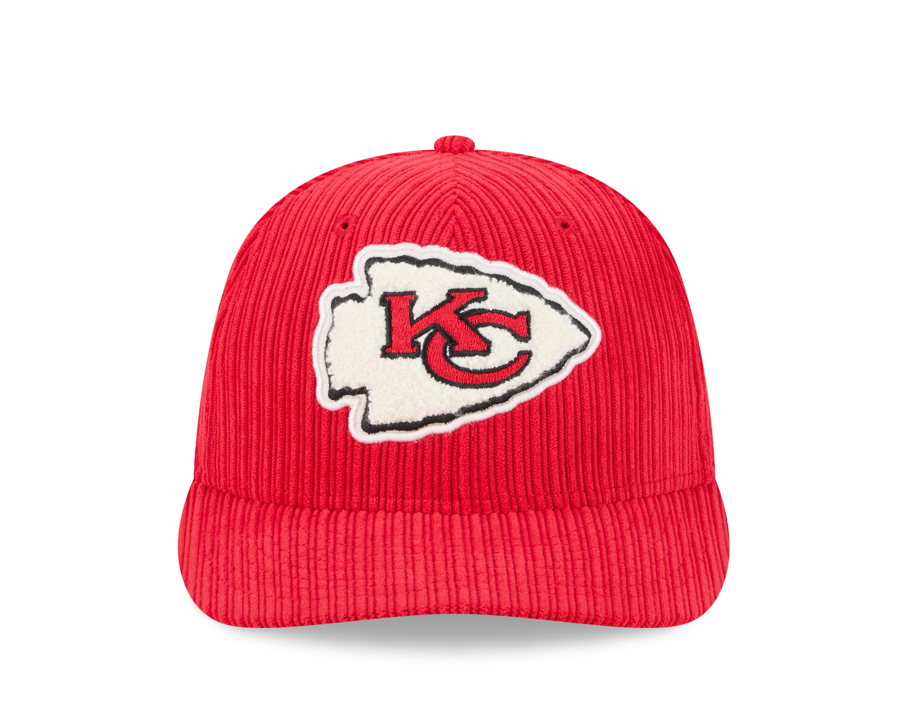 Kansas City Chiefs NFL New Era Men's Red 59Fifty Chenille Pop Fitted Hat