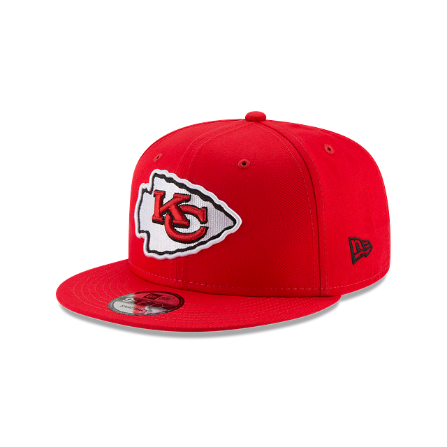 Kansas City Chiefs NFL New Era Snapback rouge 9Fifty Basic pour hommes